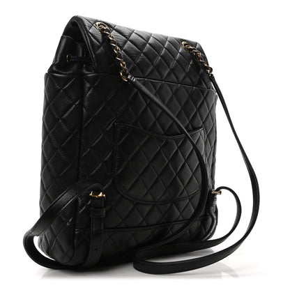 Chanel Lambskin Quilted Large Urban Spirit Backpack Black 3 of 10