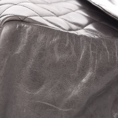Chanel Glazed Calfskin Quilted Large CC Delivery Tote Grey 12 of 13