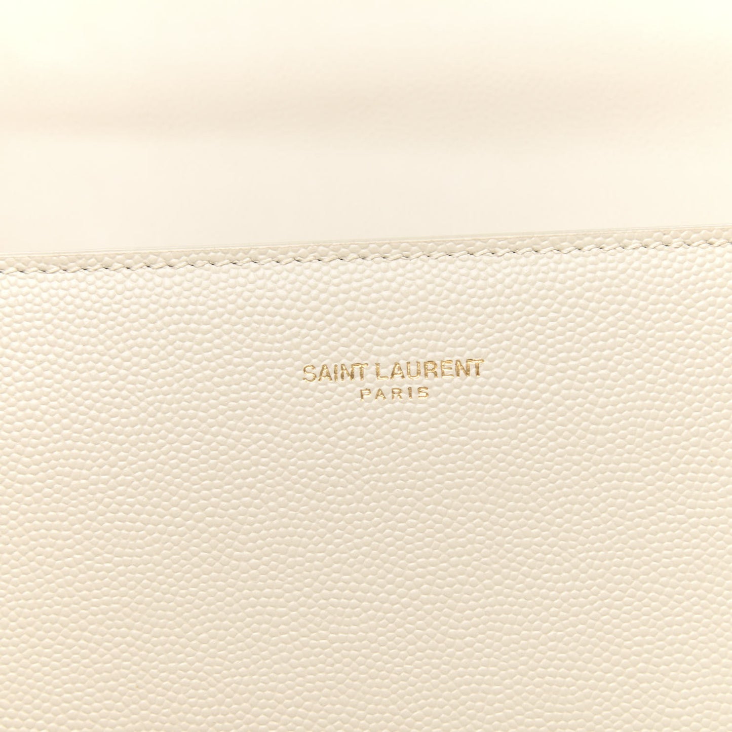 Grain de Poudre Medium Classic Monogram Cassandra Top Handle Crema Soft Rouge Legion