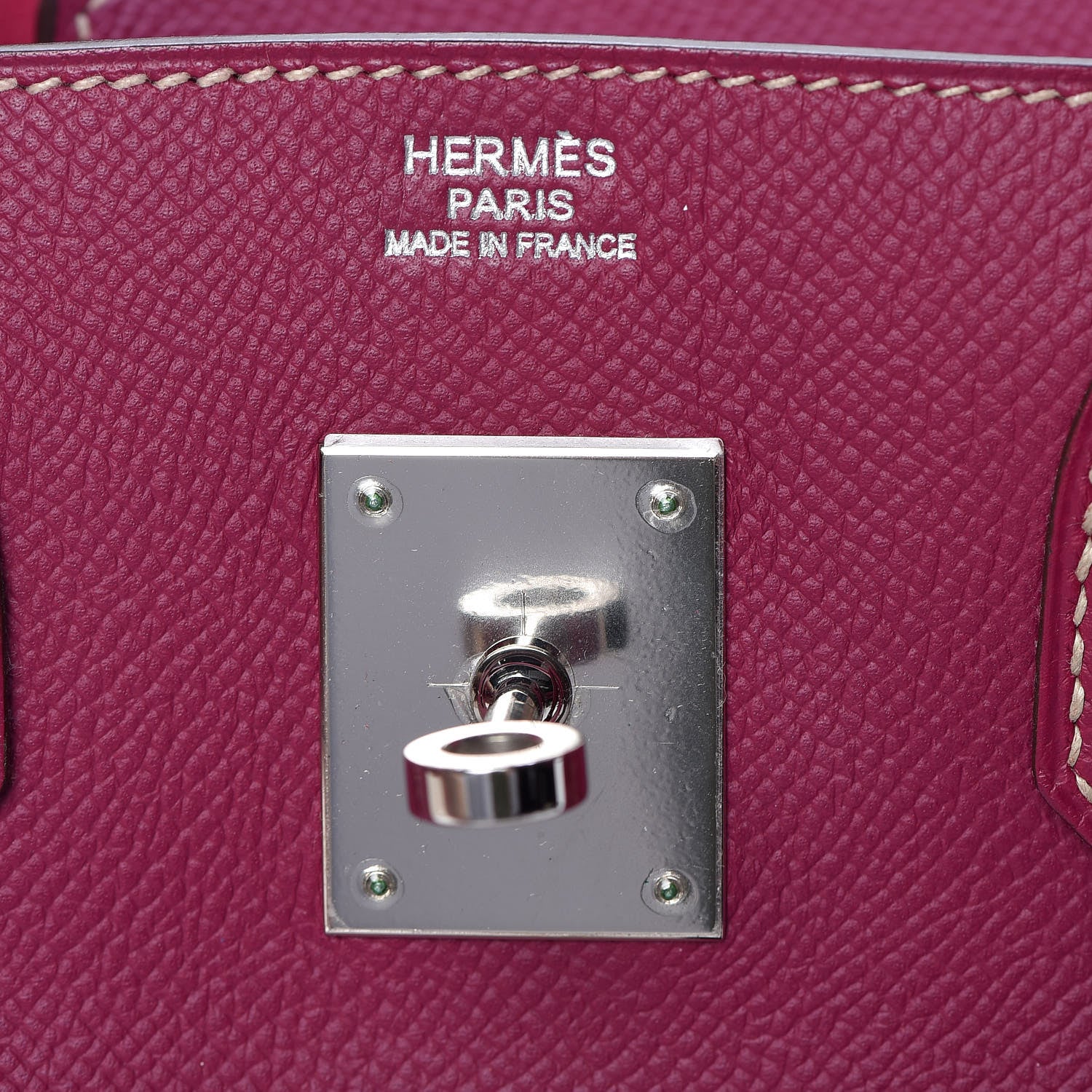 Hermes Epsom Candy Birkin 30 Tosca Rose Tyrien 22 of 33