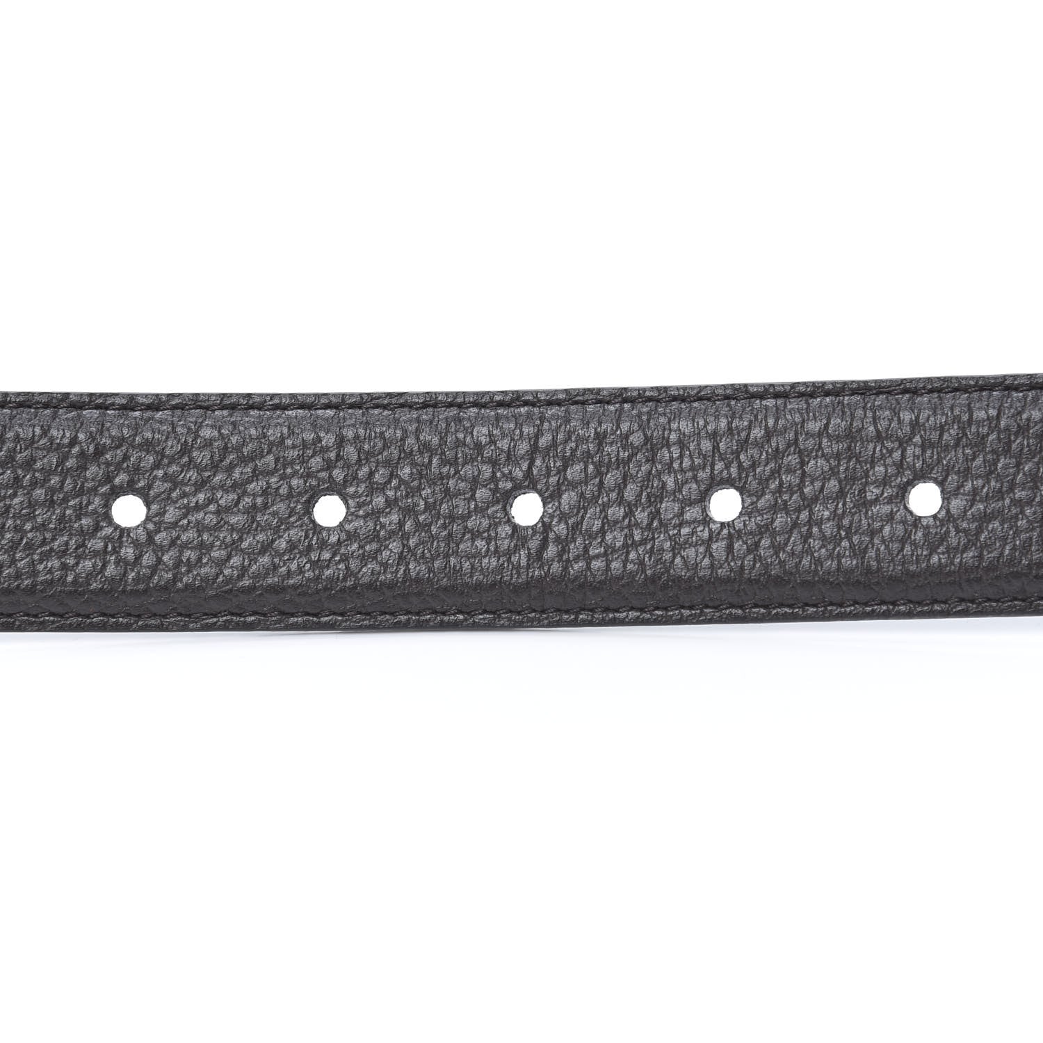 Gucci Calfskin Belt 85 34 Dark Brown 4 of 7