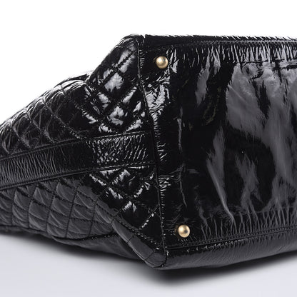 Chanel Vinyl XXL Rock and Chain Bowler Black 8 of 15