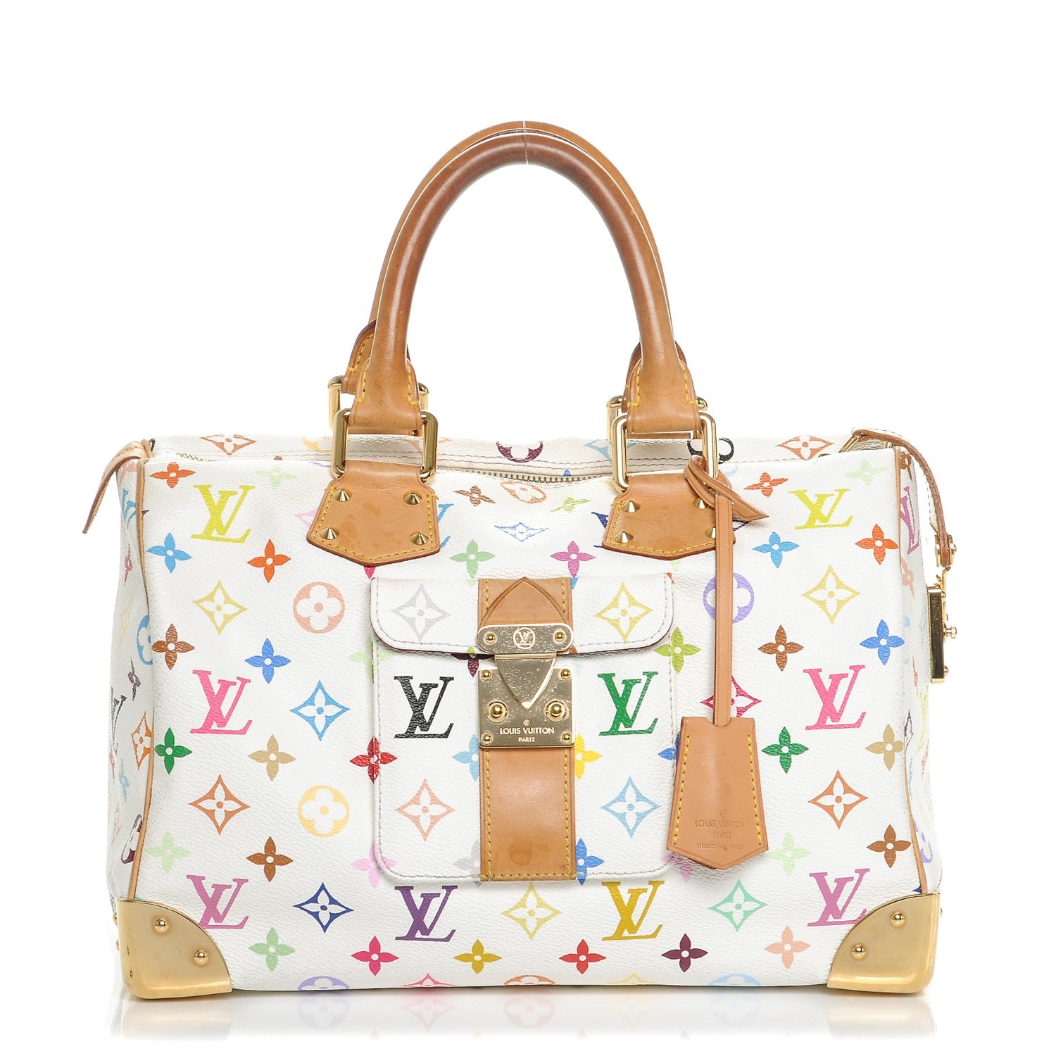 Louis Vuitton Monogram Multicolor Speedy 30 White 1 of 12