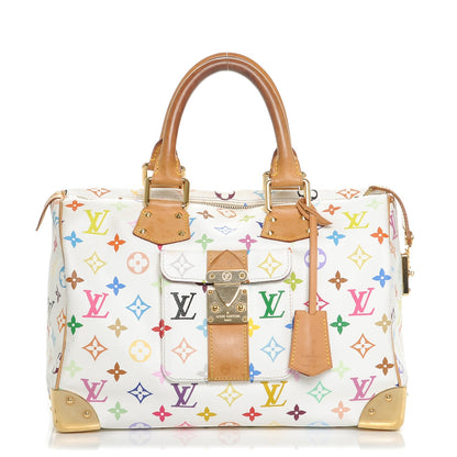 Louis Vuitton Monogram Multicolor Speedy 30 White 1 of 12