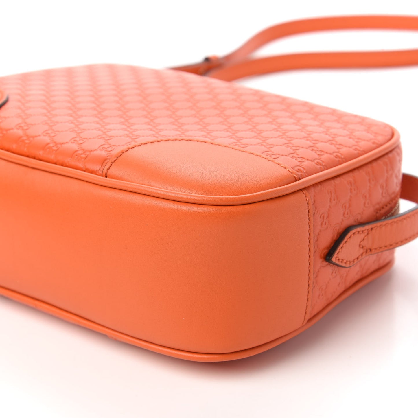 Soft Microguccissima Mini Bree Messenger Bag Sun Orange