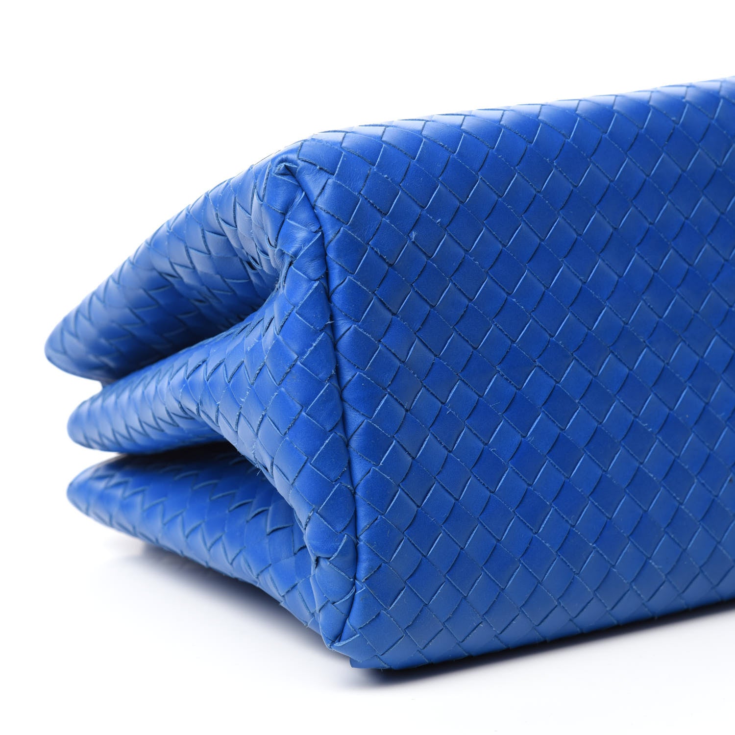 Bottega Veneta Light Calf Intrecciato Small Roma Signal Blue 6 of 11