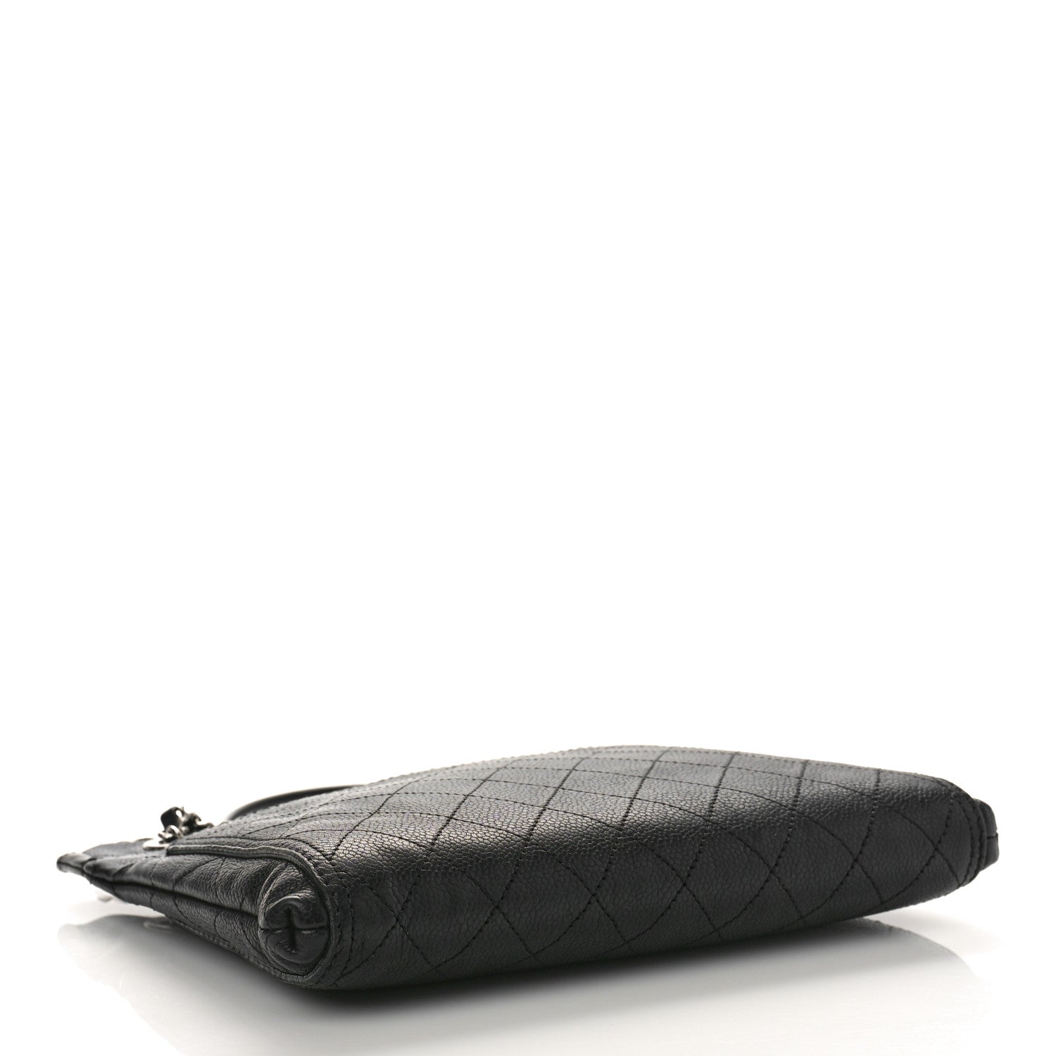 Chanel Caviar Stitched Small CC Pocket Shoulder Black 4 of 9