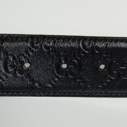 Gucci Guccissima Interlocking G 40mm Belt 80 32 Black 5 of 5