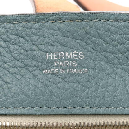 Hermes Taurillon Clemence Marwari PM Bleu Ciel 6 of 13