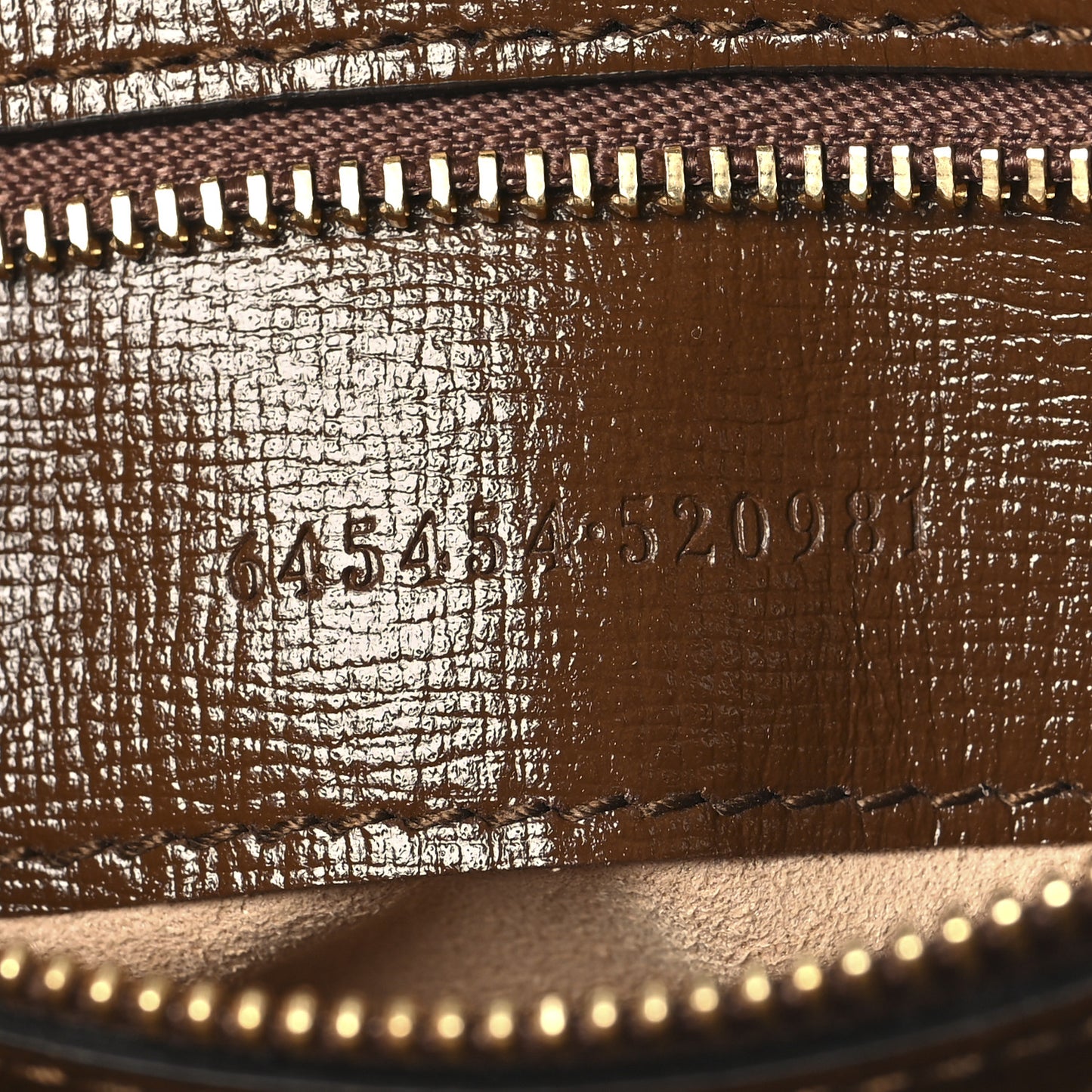 GG Supreme Monogram Small Horsebit 1955 Shoulder Bag Beige Brown Sugar