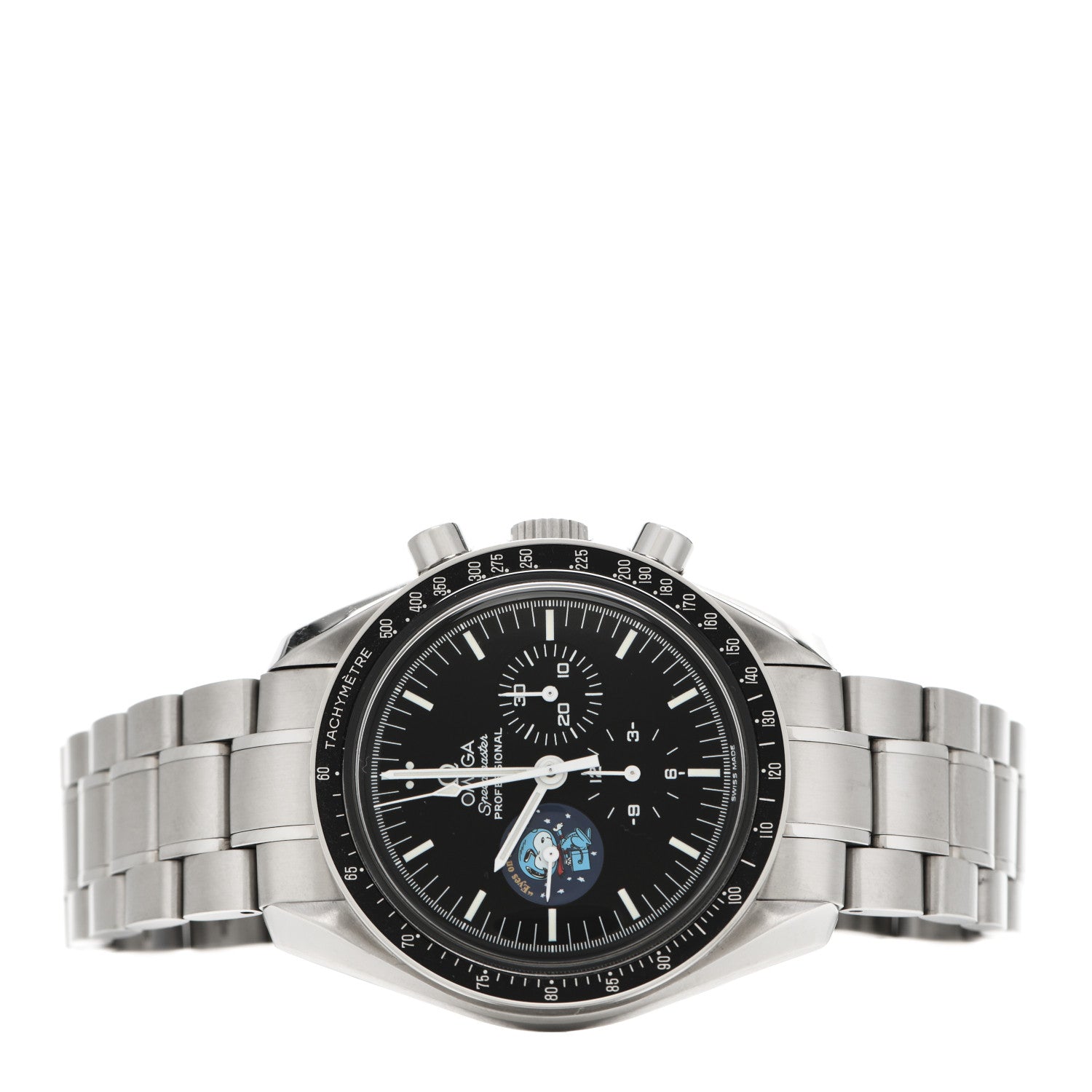 Omega Stainless Steel 42mm Speedmaster Professional MoonWatch Limited Edition Snoopy Manual Winding Watch Black 3578.51.00 2 of 5