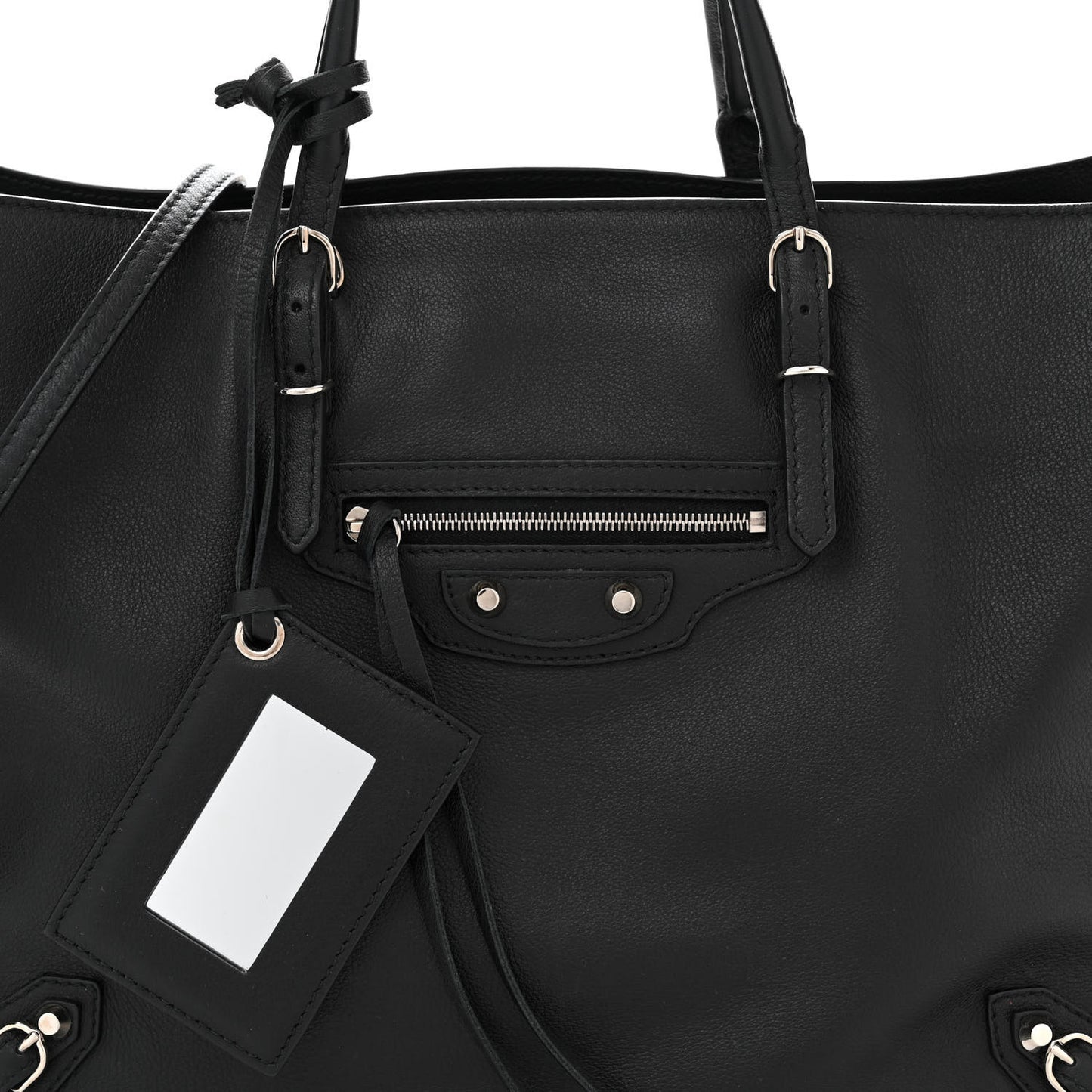 Veau Papier B4 Zip Around Tote Black