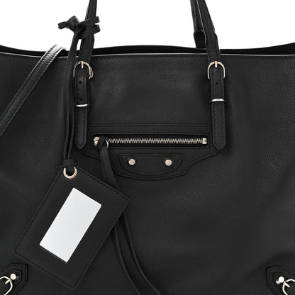 Balenciaga Veau Papier B4 Zip Around Tote Black 8 of 12