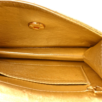 Chanel Metallic Lambskin Quilted Mini Flap Gold 5 of 12