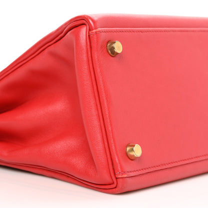 Hermes Swift Kelly Retourne 32 Vermillion 9 of 13