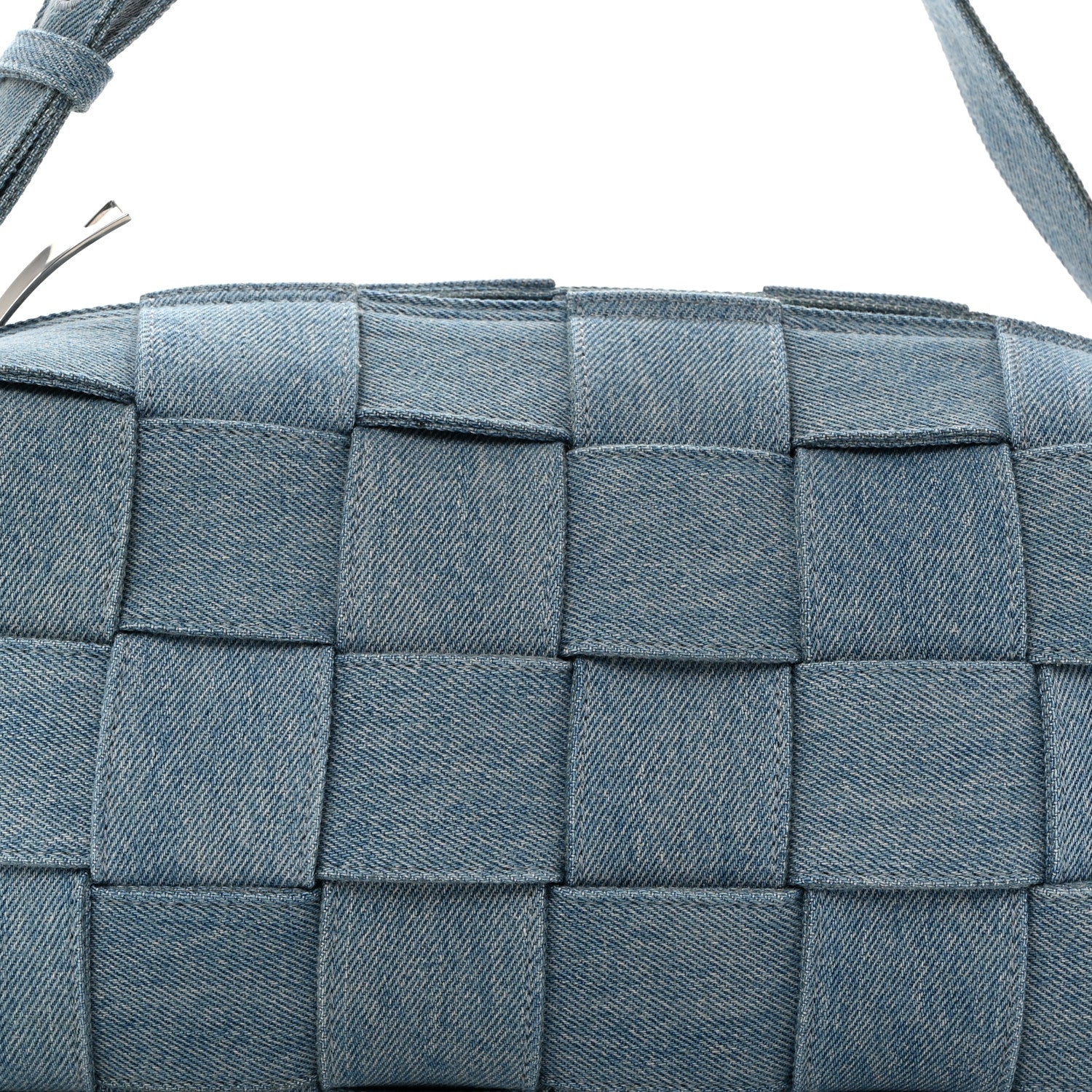 Bottega Veneta Denim Maxi Intrecciato Brick Cassette Bag Indigo 8 of 10