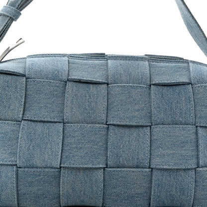 Bottega Veneta Denim Maxi Intrecciato Brick Cassette Bag Indigo 8 of 10