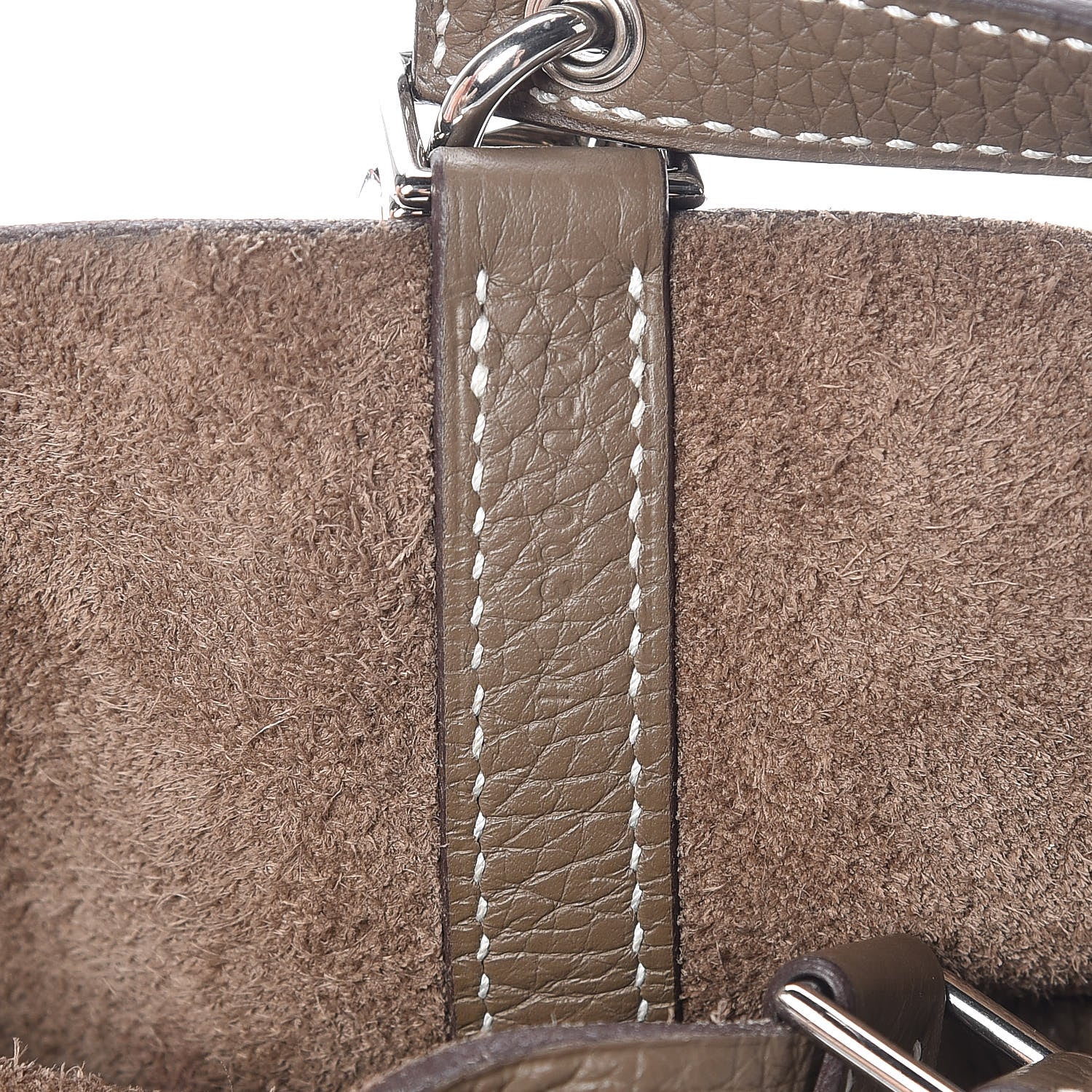 Hermes Taurillon Clemence Picotin Lock 18 PM Etoupe 7 of 13