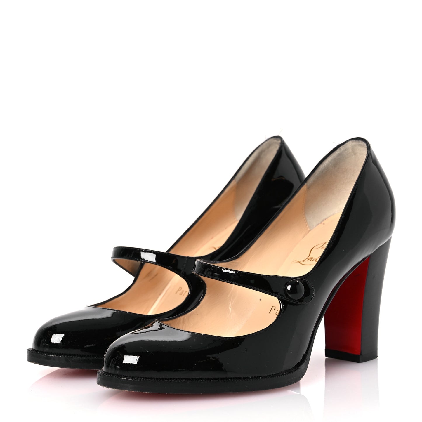Patent Top Street 85 Mary Jane Pumps 37 Black
