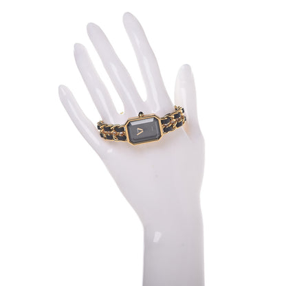 Chanel Stainless Steel Lambskin 20mm Chain Premiere Quartz Watch Gold M 2 of 7
