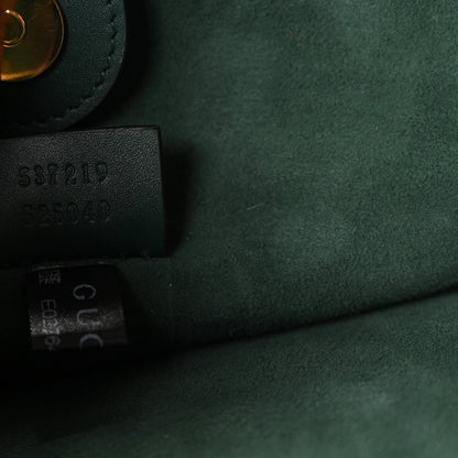 Gucci Snakeskin Large Rajah Chain Tote Green 8 of 11