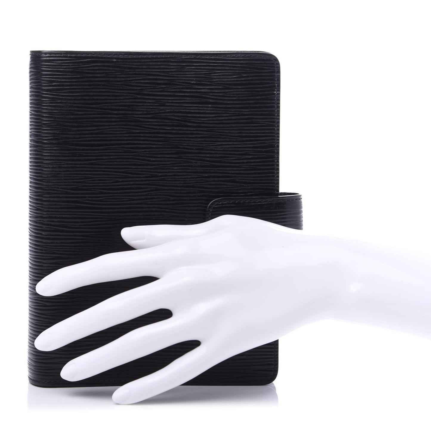 Epi Medium Ring Agenda Cover Black