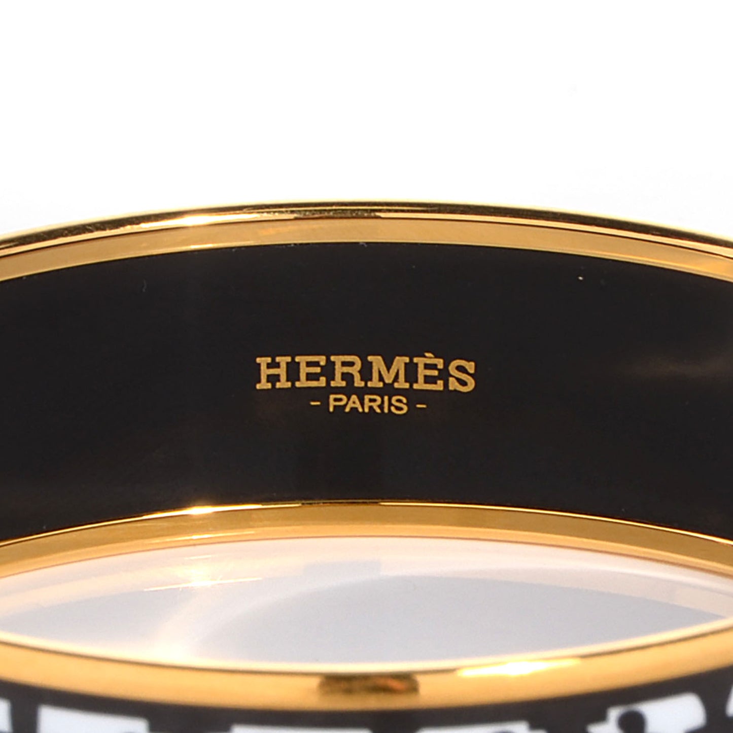 Enamel Printed Wide Balcons du Guadalquivir Bracelet 70 Black