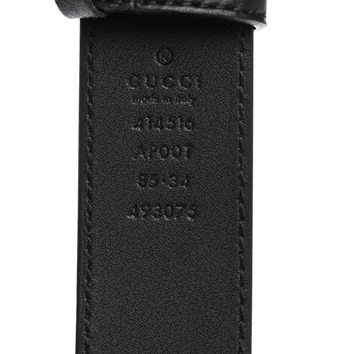 Calfskin Double G 30mm Belt 85 34 Black