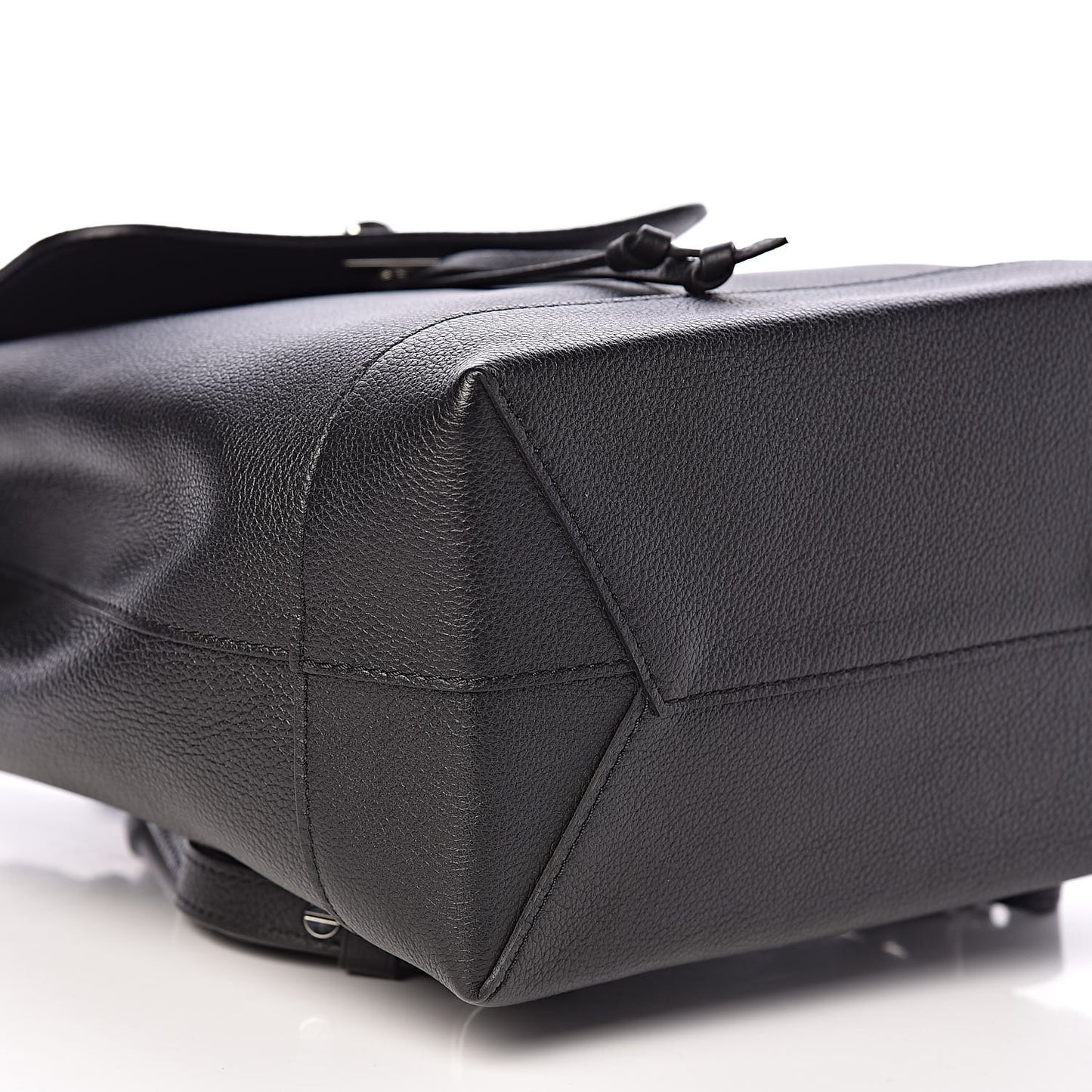 Calfskin Lockme Backpack Black
