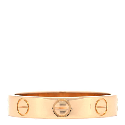 Cartier 18K Yellow Gold 3.5mm LOVE Wedding Band Ring 50 5.25 1 of 5