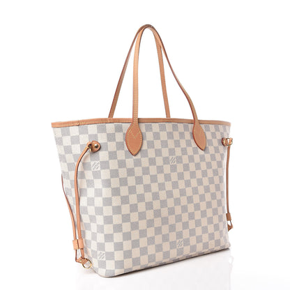 Louis Vuitton Damier Azur Neverfull MM 3 of 10
