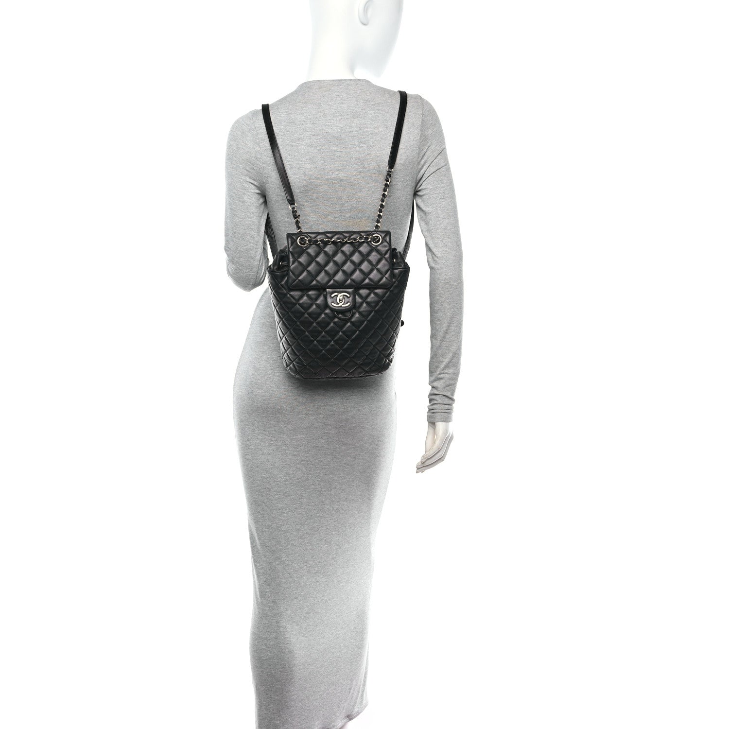 Chanel Lambskin Quilted Small Urban Spirit Backpack Black 2 of 11
