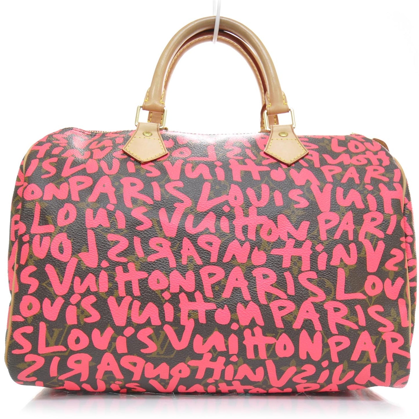 Monogram Graffiti Speedy 30 Fuchsia