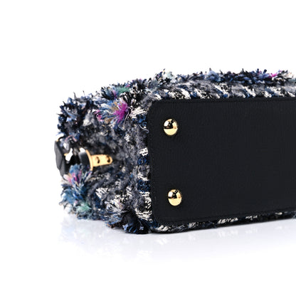 Louis Vuitton Tweed Calfskin Capucines MM Multicolor 8 of 9