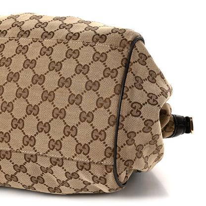 Gucci Monogram Medium Sukey Boston Bag Brown 10 of 11