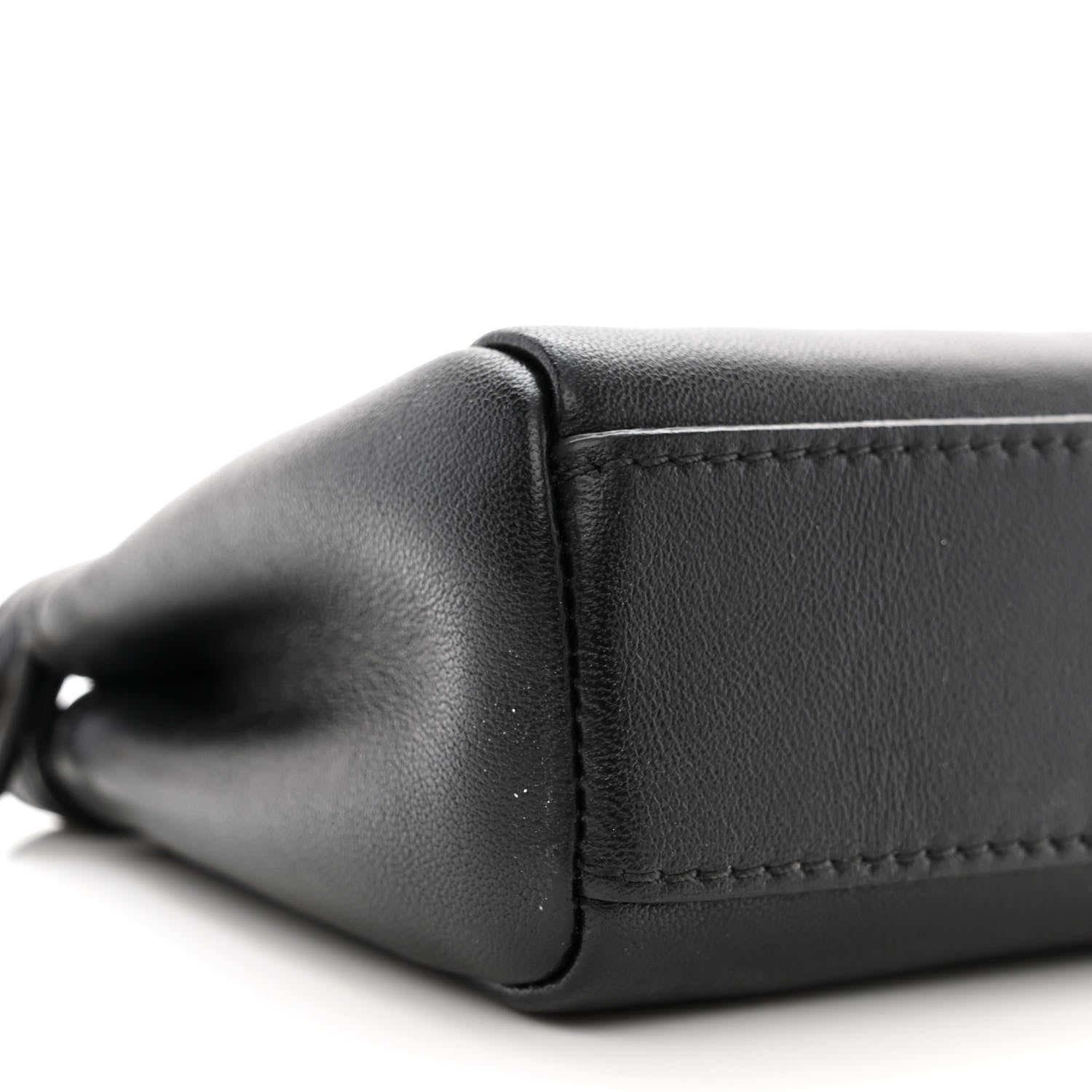Fendi Nappa Micro Peekaboo Iconic Satchel Black 9 of 10