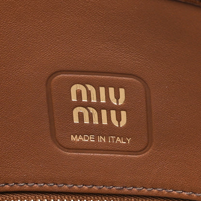Miu Miu Camoscio Large Aventure Bag Oak 6 of 10