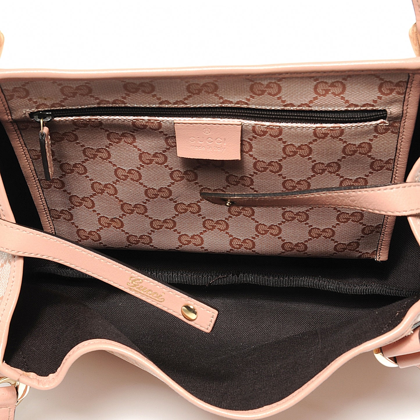 Crystal Monogram Medium Abbey Shoulder Bag Blush