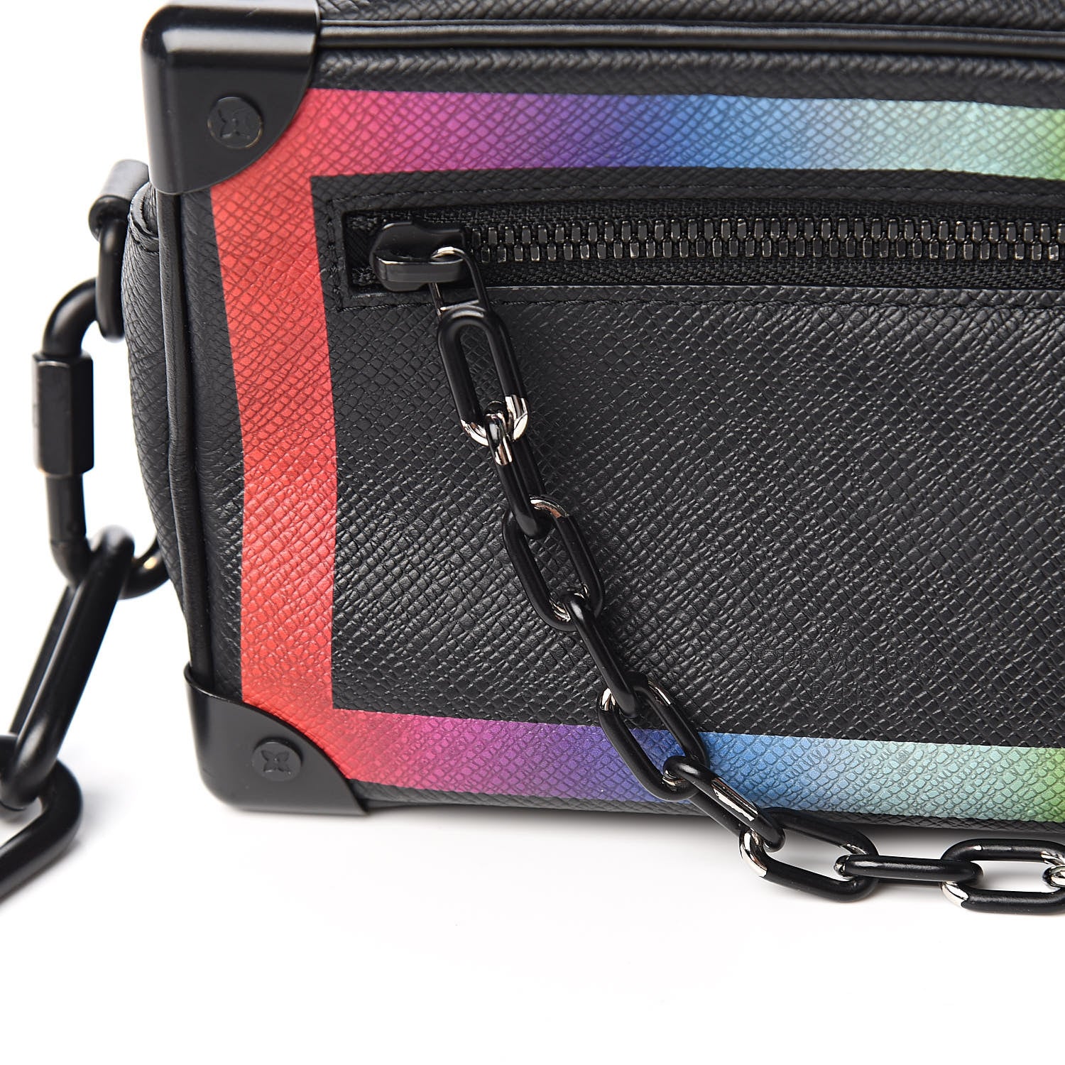 Louis Vuitton Taiga Rainbow Mini Soft Trunk Black 10 of 11