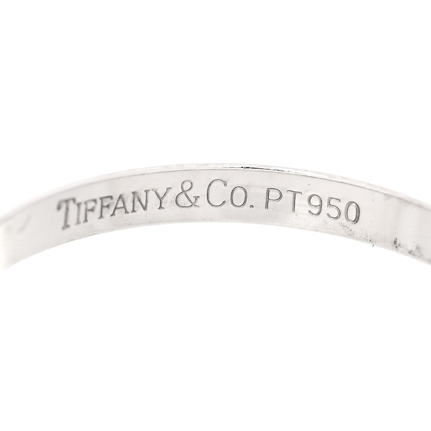 Tiffany Platinum 2mm Knife Edge Wedding Band Ring 53 6.5 4 of 5