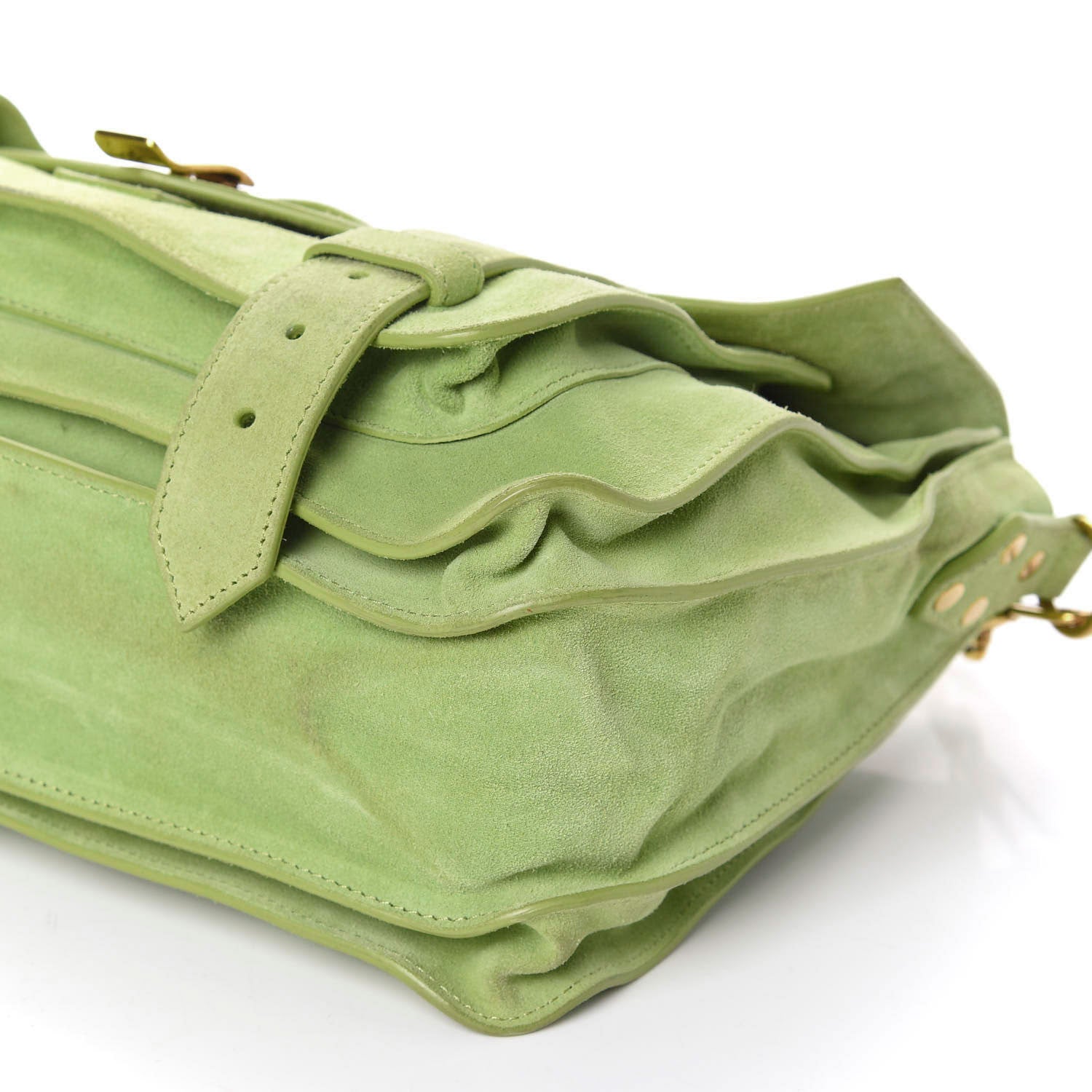 Proenza Schouler Suede Medium PS1 Satchel Grass 7 of 14