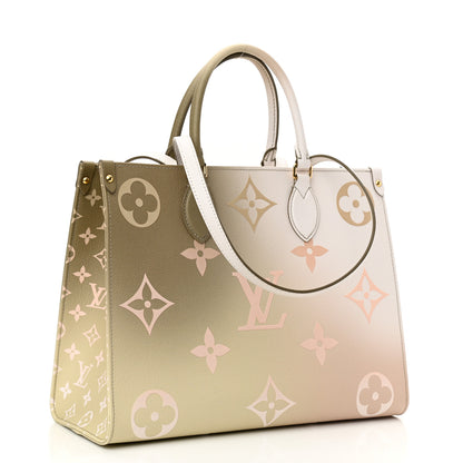 Louis Vuitton Monogram Giant Spring In The City OnTheGo MM Sunset Kaki 3 of 9