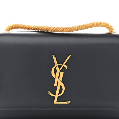 Saint Laurent Calfskin Small Monogram Kate Satchel Deep Marine 8 of 11