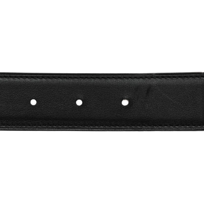 Hermes Swift Epsom 32mm Belt Strap 95 38 Black Gold 4 of 8
