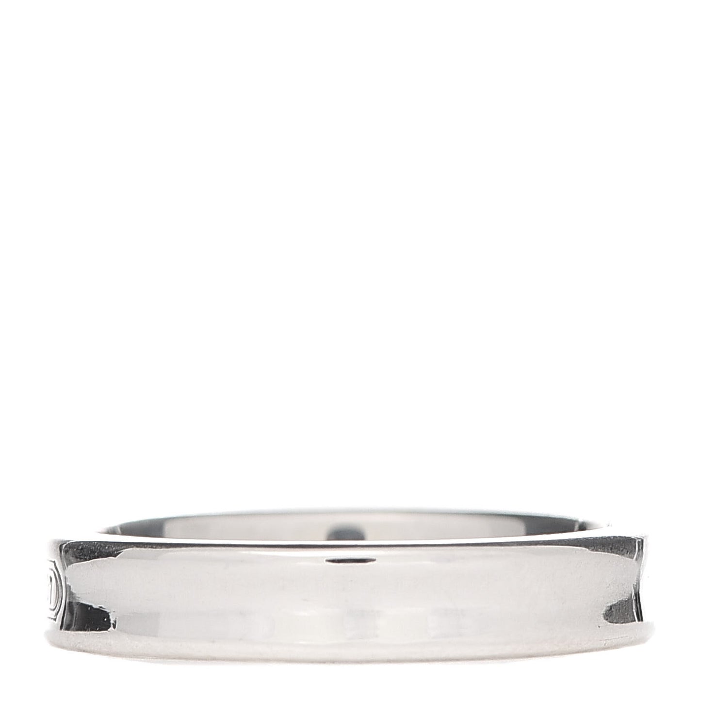 Sterling Silver Narrow 1837 Band Ring 52 6