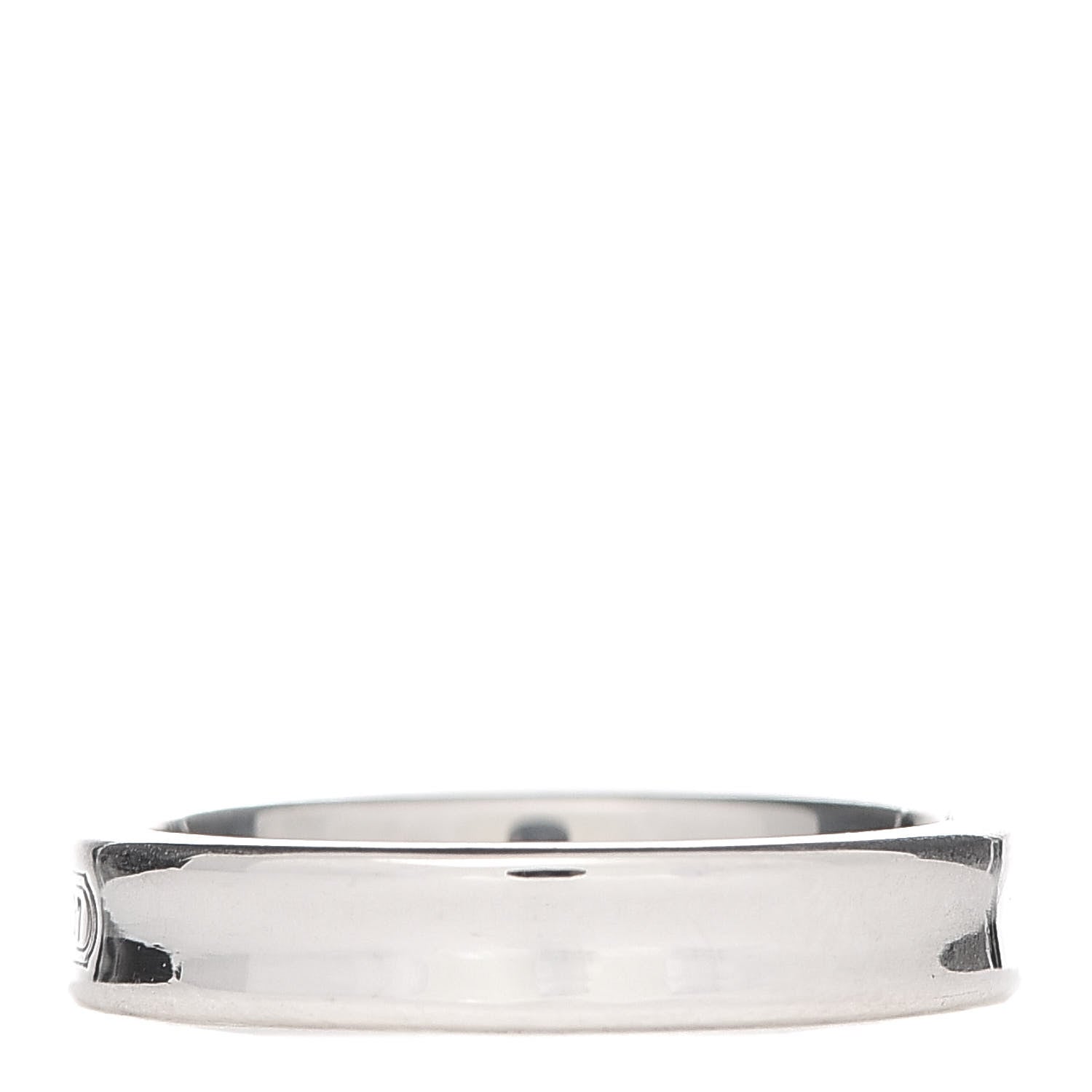 Tiffany Sterling Silver Narrow 1837 Band Ring 52 6 3 of 5