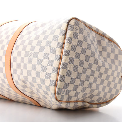 Louis Vuitton Damier Azur Keepall 50 9 of 13