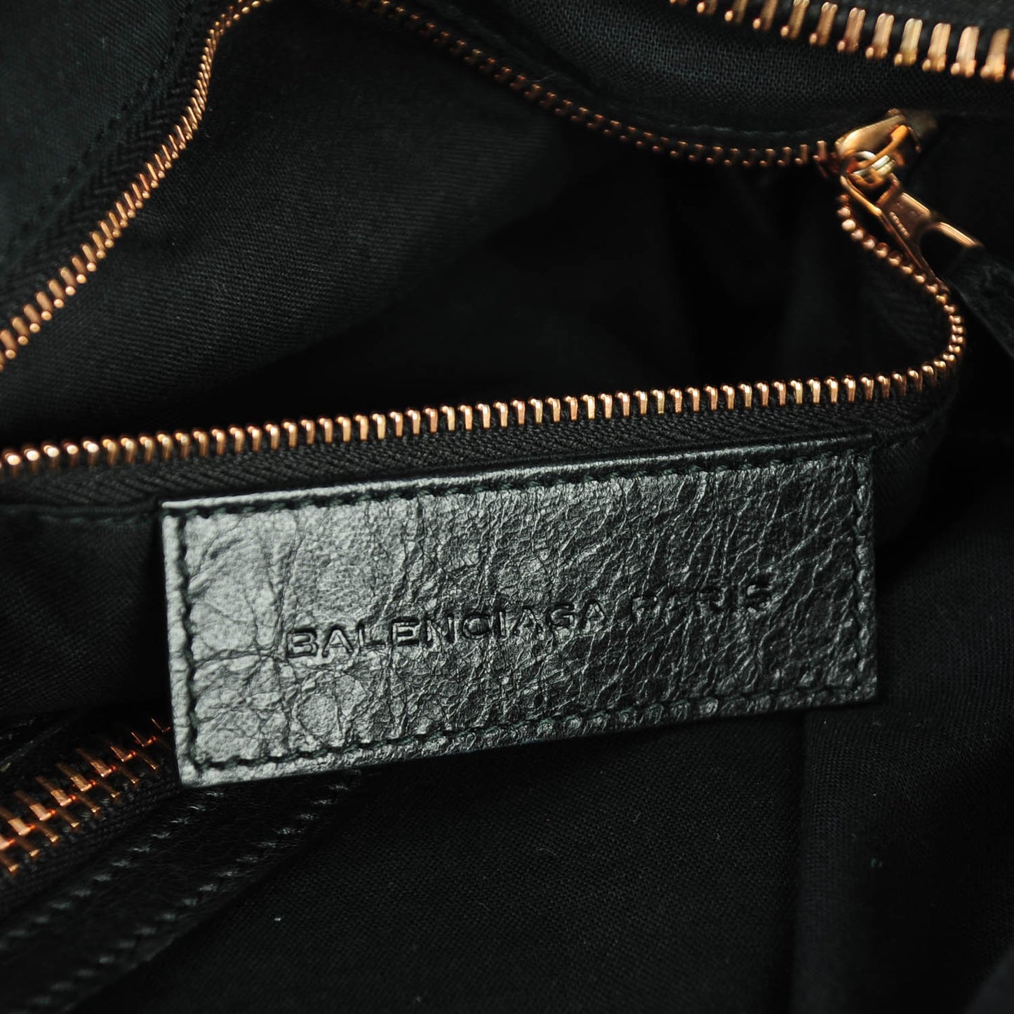 Agneau Giant 21 Rose Gold Hardware Velo Black