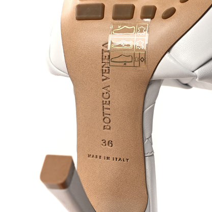 Bottega Veneta Nappa Maxi Intrecciato Lido Mule Sandals 36 Optic White 6 of 8