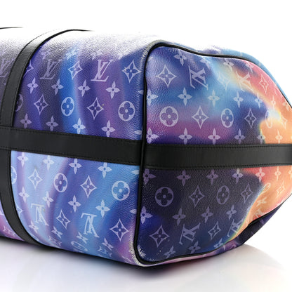 Louis Vuitton Monogram Sunset Keepall Bandouliere 50 Multicolor 9 of 13